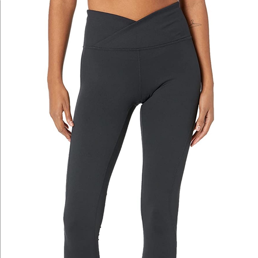 Womens Full Length Size Large Black Leggings